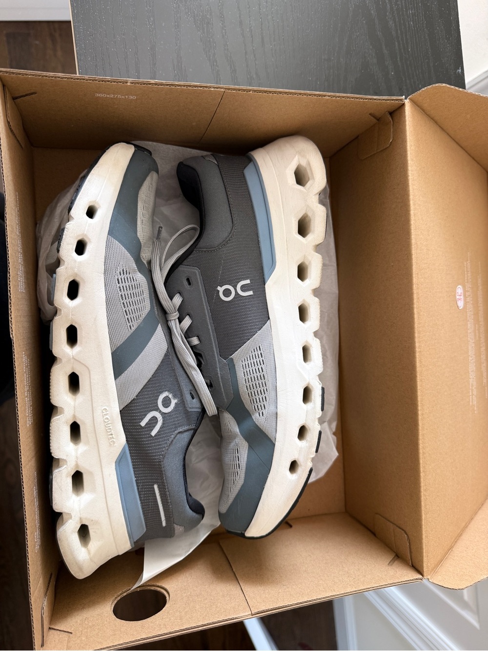 On Running Men’s Athletic Shoes — Gray and Blue